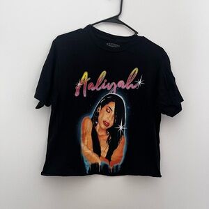 Black Aaliyah Graphic T-Shirt